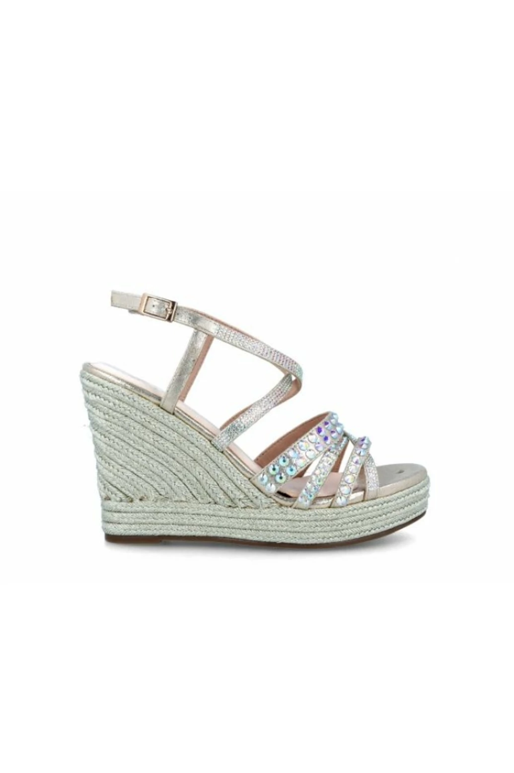 Menbur Bienno Gold telitalpú szandál