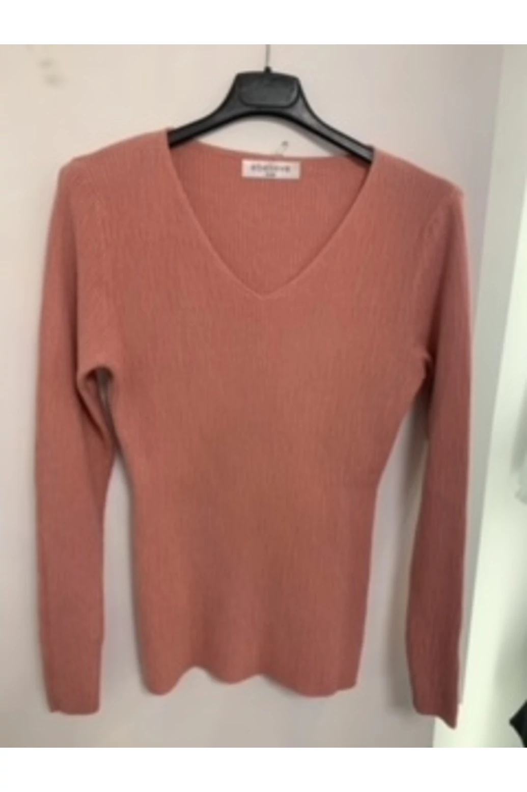 Mályva színű V kivágású felső ősz típusnak