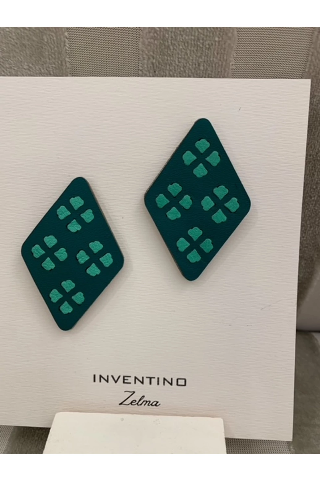 Inventino Zelma közepes téli zöld fülbevaló - tél típusnak 