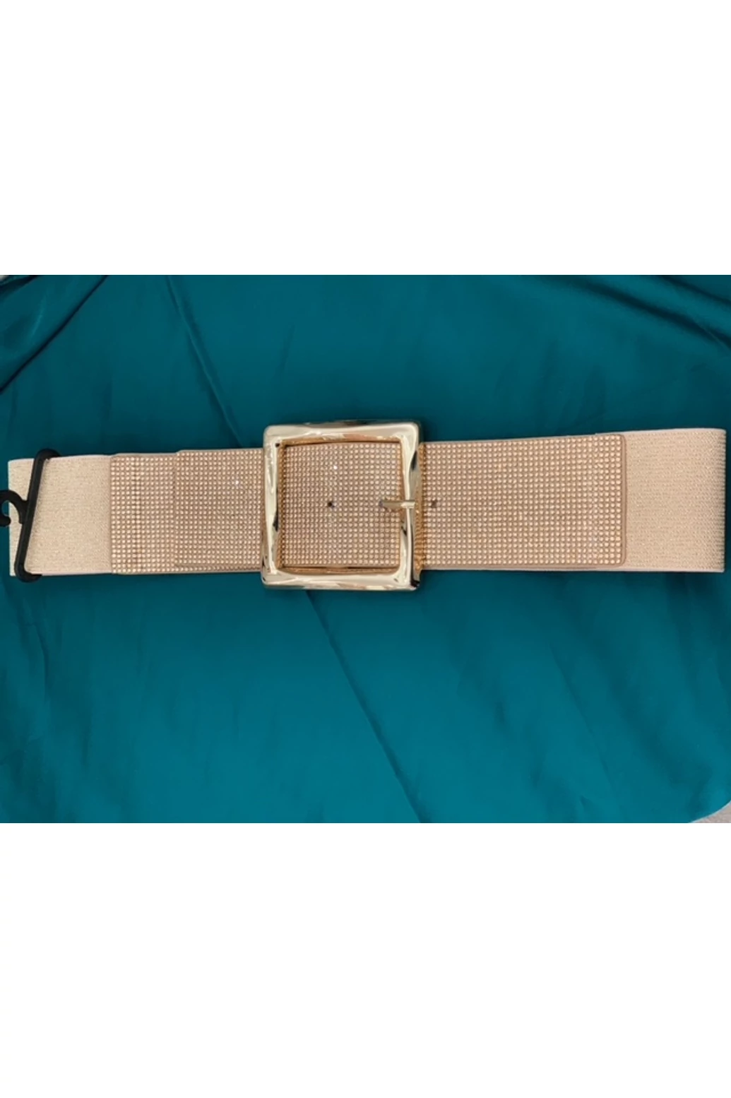 Arany gumírozott öv csillogós betéttel - tavasz -ősz típusnak 