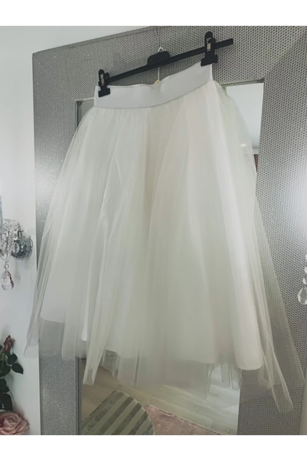 Fehér tüll szoknya 
