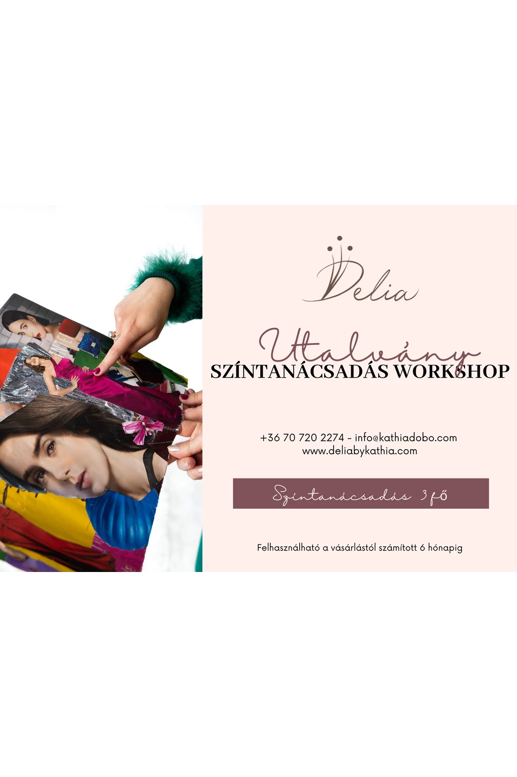 Színtanácsadás workshop - 3 fő