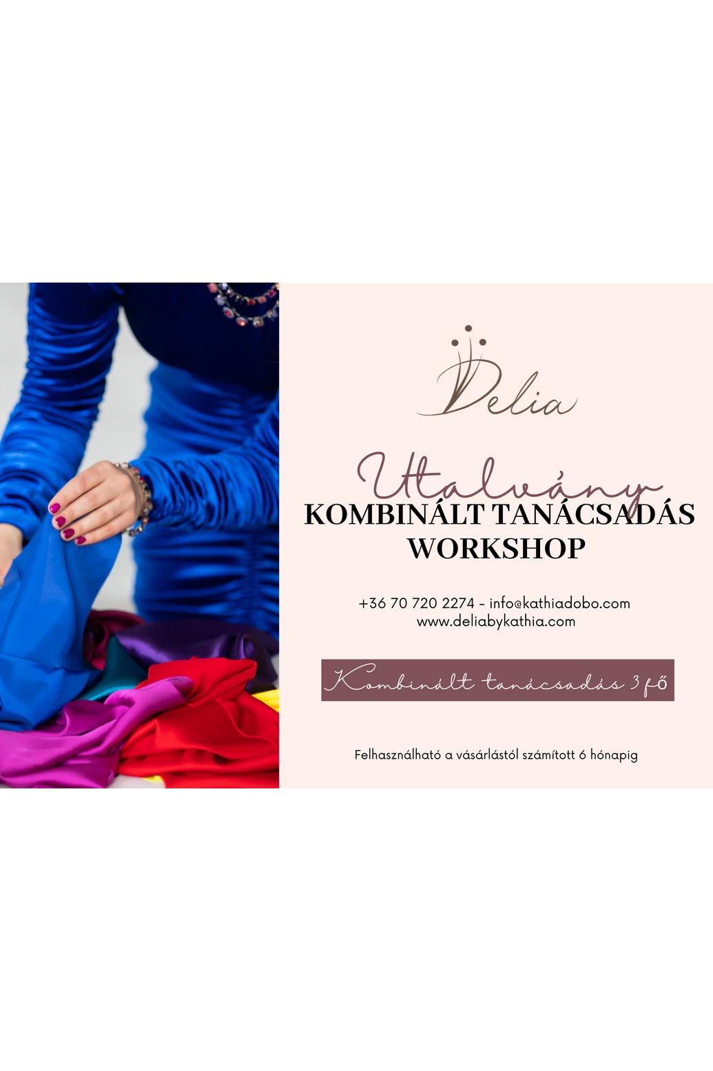 Workshop kombinált tanácsadás ajándékutalvány - 3 fő