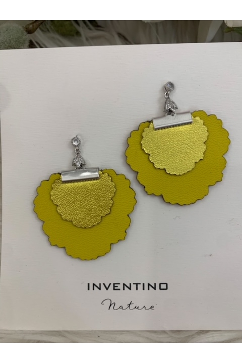 Inventino Nature élénk sárga fülbevaló - tél típusnak 