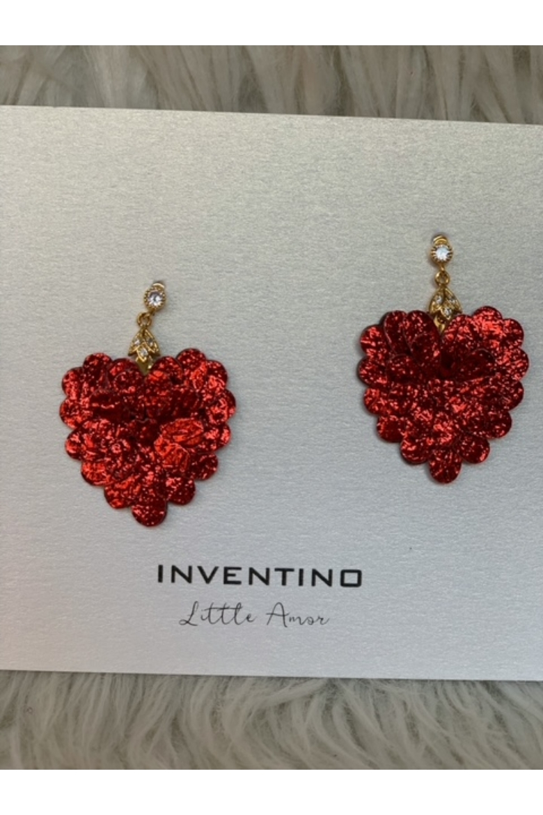 Inventino Little Amor fülbevaló piros - tél típusnak 